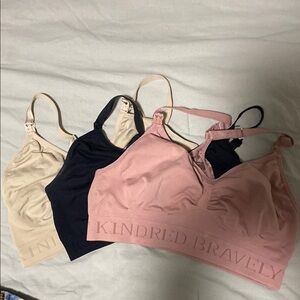 Kindred Bravely Women's Intimates Set - Pink, Black, and Tan